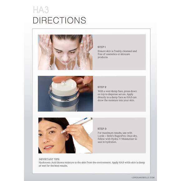 Lorde + Belle HA3 Serum Full Size - Picture 7 of 8